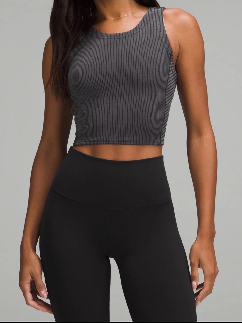 NWOT Lululemon Ribbed Softstreme Cropped Tank Top